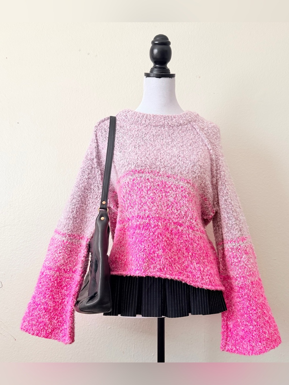 Free People BFF Cocoon Dip Dye Sweater